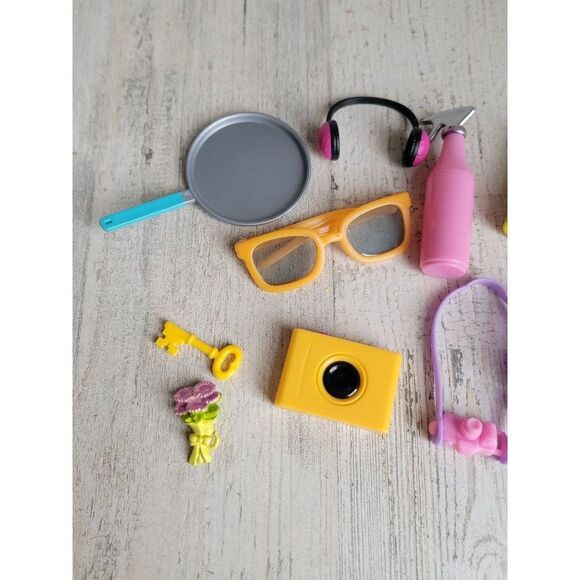 Doll accessory camera glasses headphones key variety toy set - Picture 6 of 9